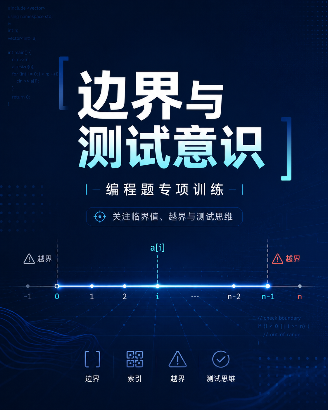 边界与测试意识
